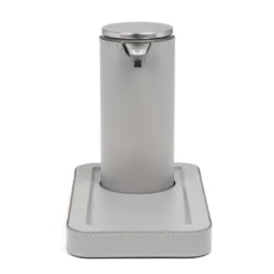 Vassio Igea in pelle grigia con dispenser automatico