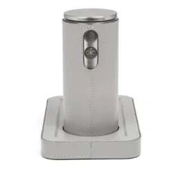 Vassio Igea in pelle grigia con dispenser automatico
