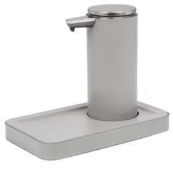 Vassio Igea in pelle grigia con dispenser automatico