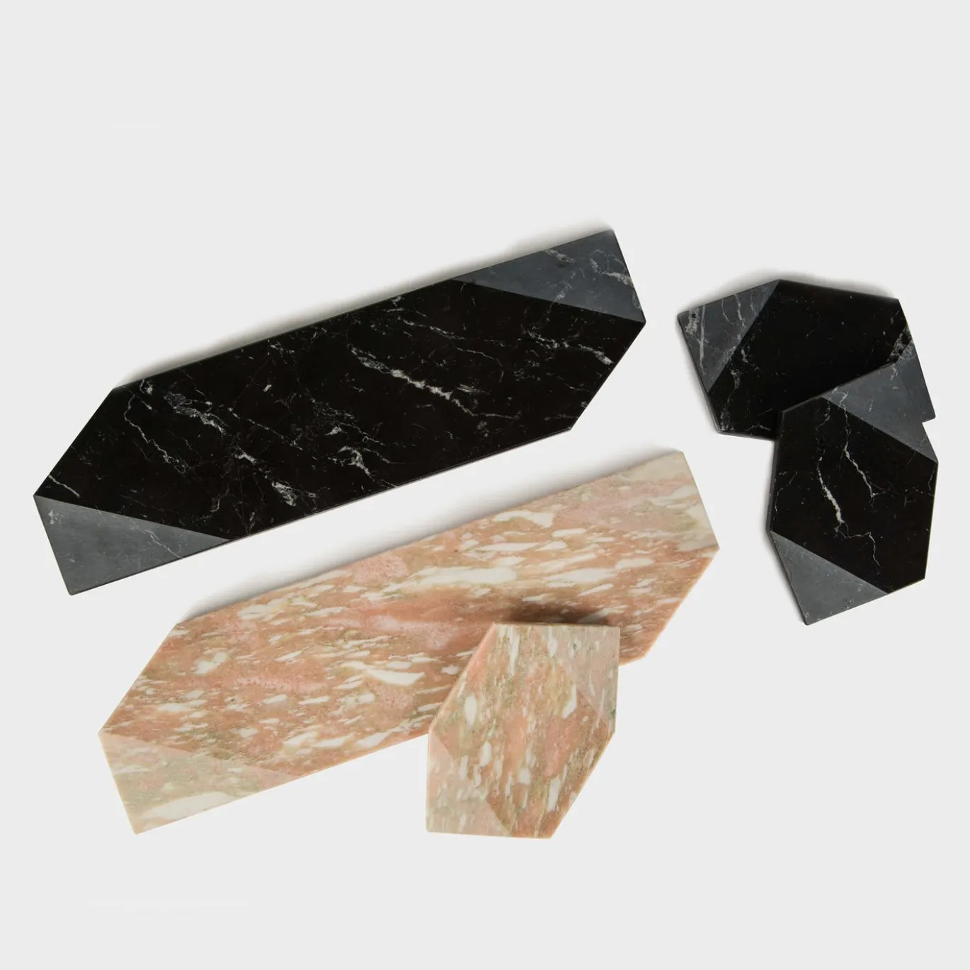 Vassoio Convivio Diamond Long Pink