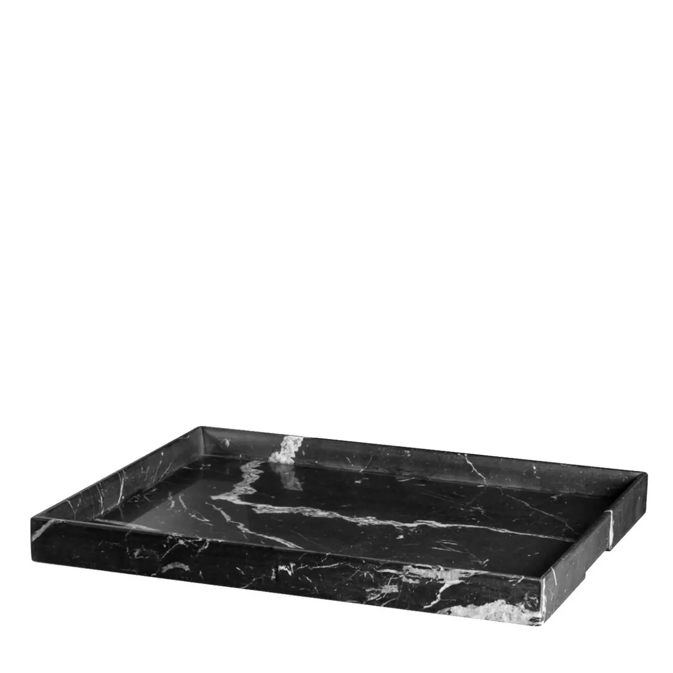 Vassoio Convivio Maxi Solid in Marmo Marquina