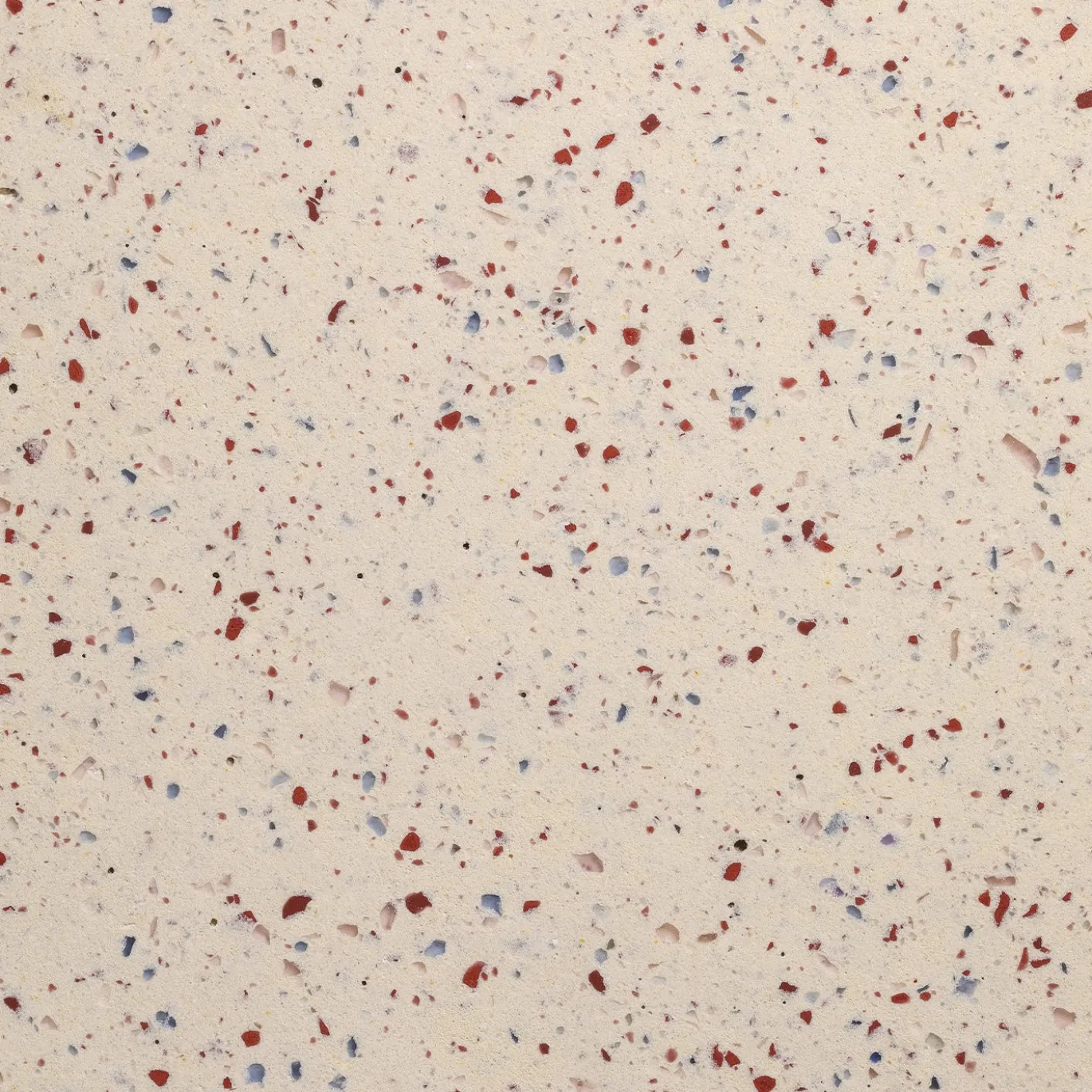 Vassoio da portata rotondo ReVitrum rosso e blu