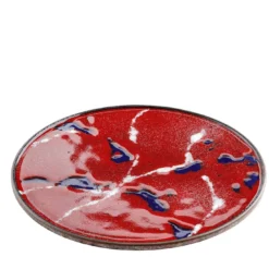 Vassoio decorativo Alchimie rosso Venezia