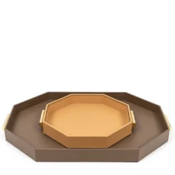Vassoio Grace nocciola piccolo