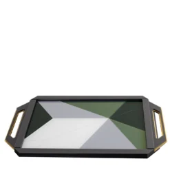 Vassoio Grande Verde Mosaico