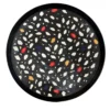 Vassoio in ceramica a mosaico Bauhaus di Benedetto Longobardi