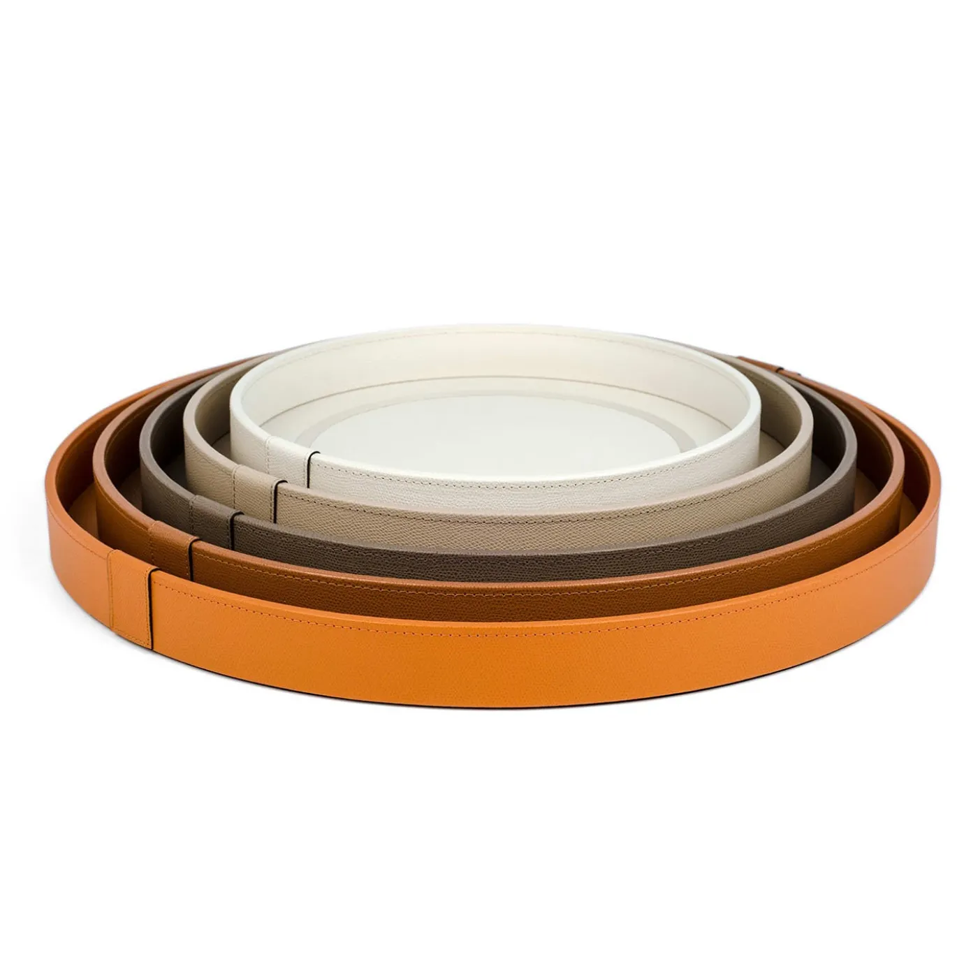 Vassoio maxi rotondo Venere color biscotto