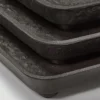 Vassoio medio rettangolare in bronzo imperfetto Monza