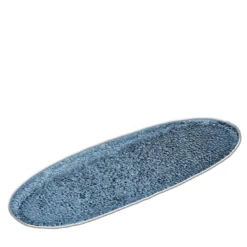 Vassoio Ovale in Vetro Blu Lirica