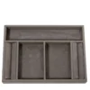 Vassoio piccolo Safety Box in Grigio Luna