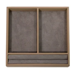Vassoio piccolo Safety Box in Beige Tamarone