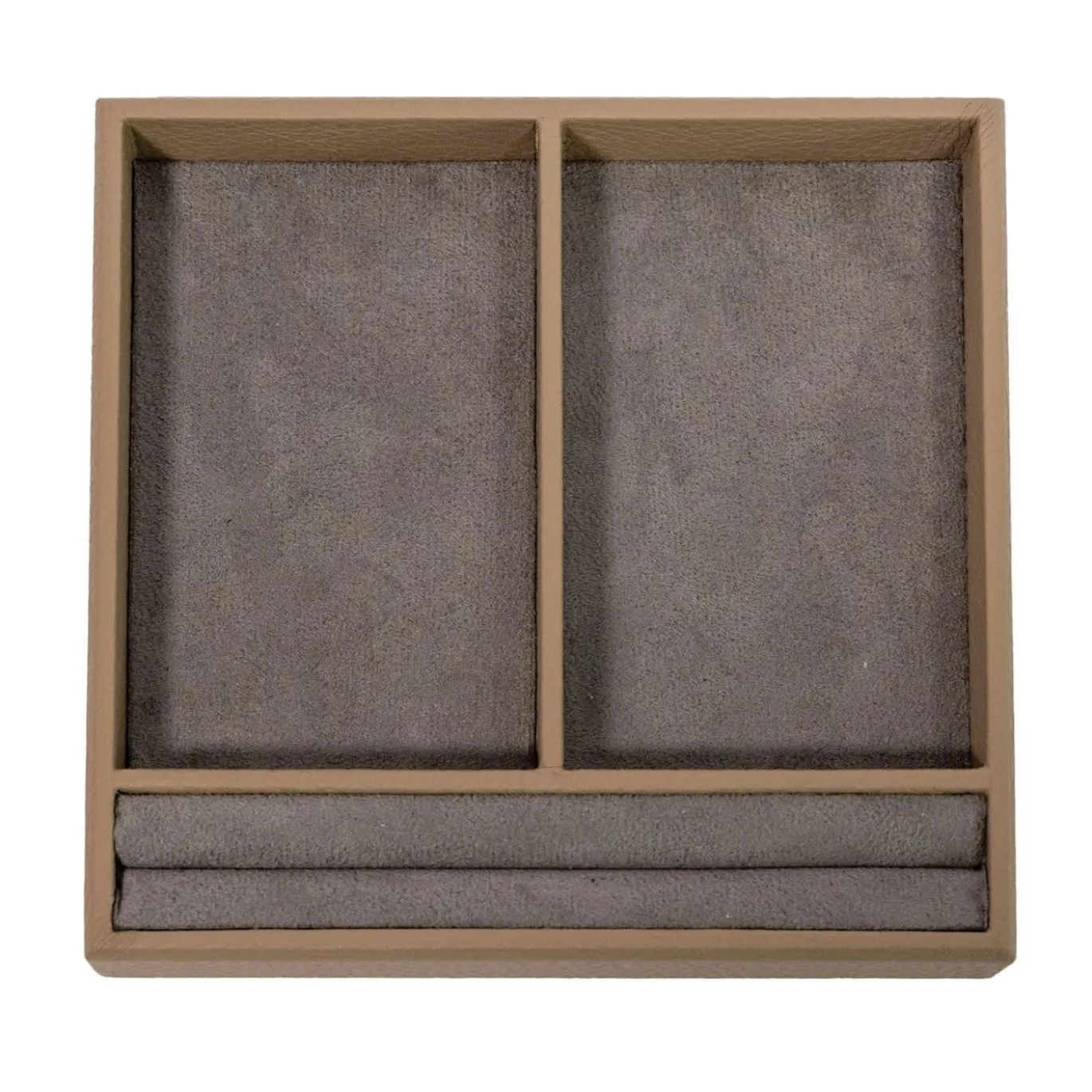 Vassoio piccolo Safety Box in Beige Tamarone