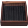 Vassoio portavalori quadrato Febe Ebony Lines Small