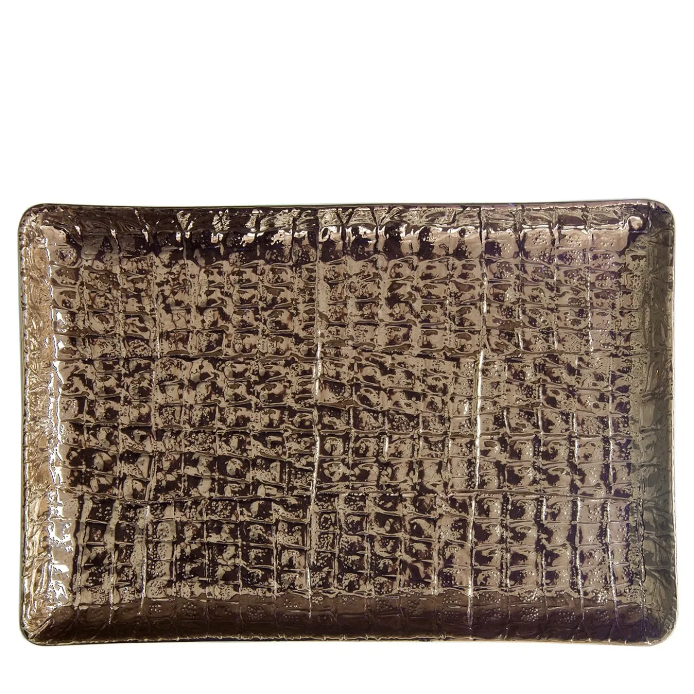 VASSOIO RETTANGOLARE COCCO - BRONZO