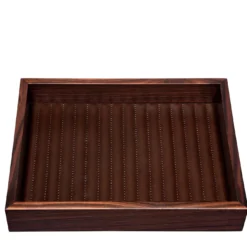 Vassoio rettangolare Febe Ebony Lines