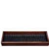 Vassoio rettangolare lungo Febe Ebony Lines