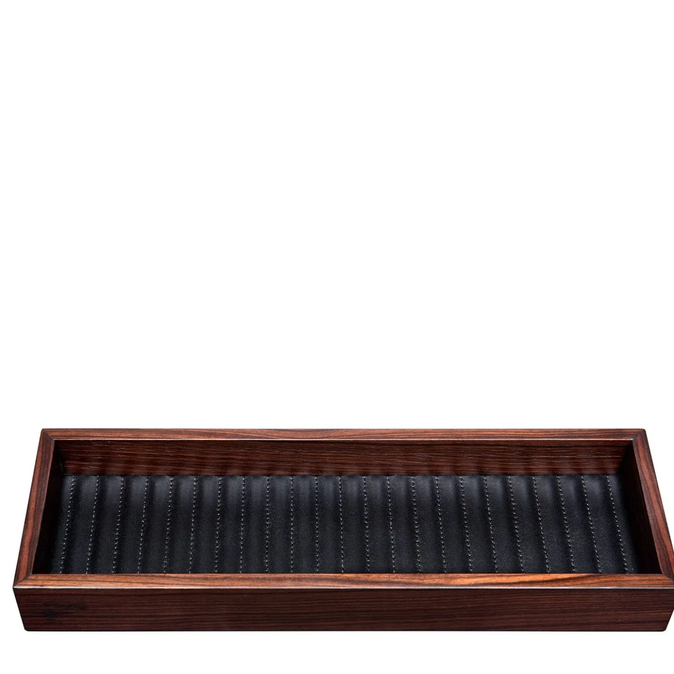 Vassoio rettangolare lungo Febe Ebony Lines