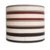 Vassoio rotondo beige a strisce