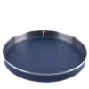 Vassoio rotondo blu medio