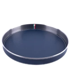 Vassoio rotondo blu medio