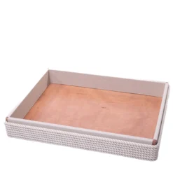 Vassoio XL rettangolare beige #2