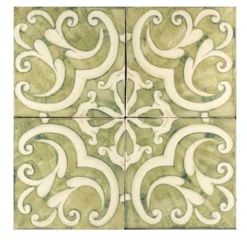 Verde Collina Set di 4 piastrelle #5
