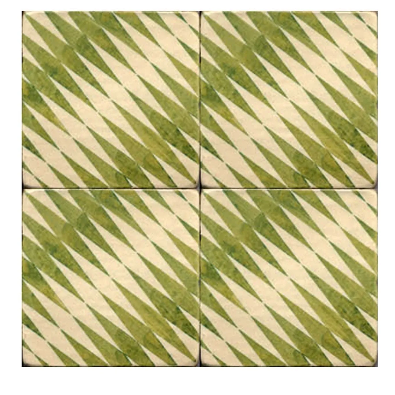 Verde Collina Set di 4 piastrelle #2