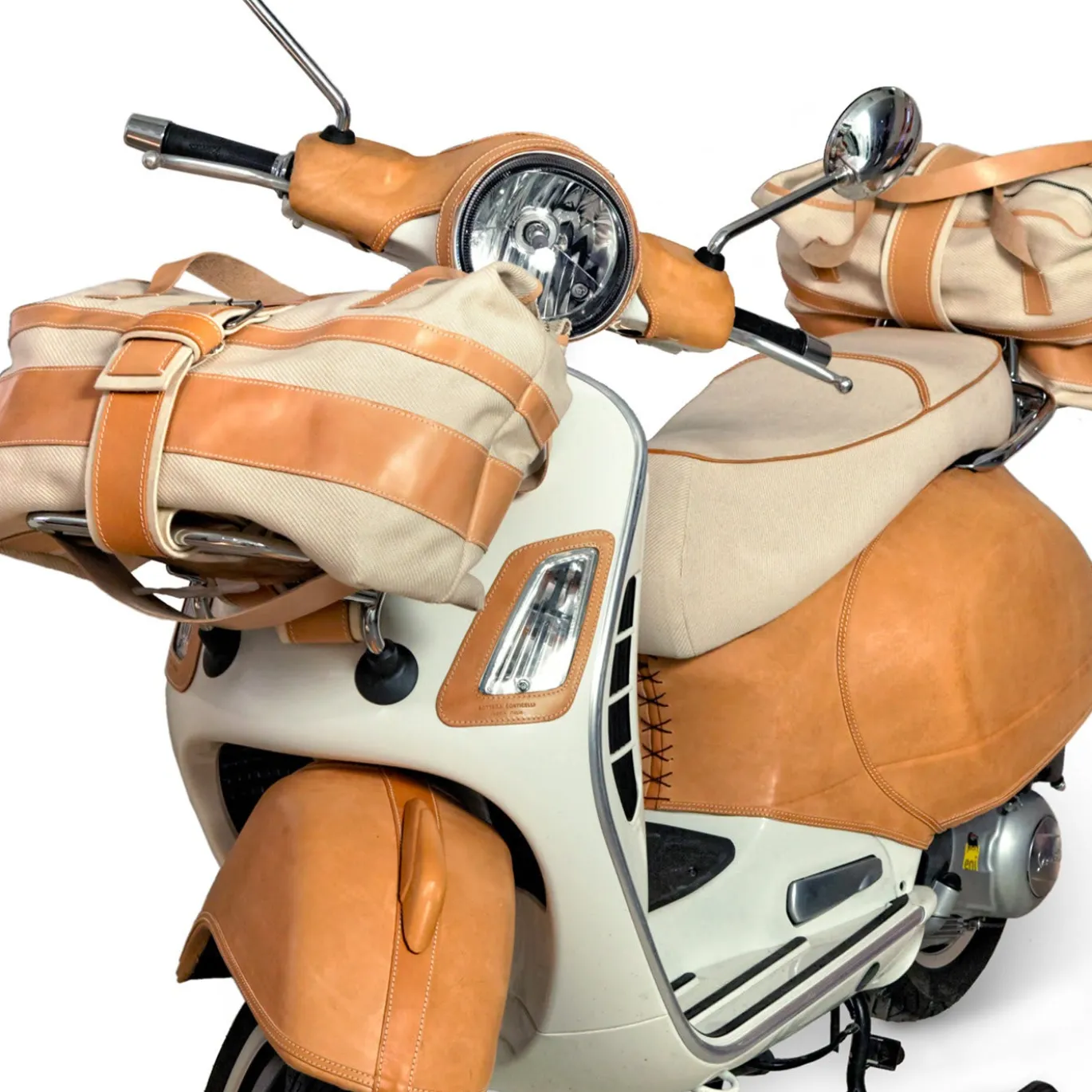 Vespa in pelle