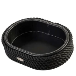 Videopoche ovale nera piccola