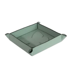 Vide-Poche Michelangelo Butterfly in pelle verde smeraldo