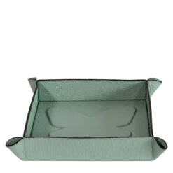 Vide-Poche Michelangelo Butterfly in pelle verde smeraldo