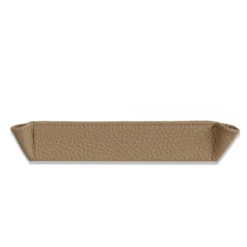 Vide-Poche Michelangelo in pelle beige Tamarone