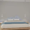 Vortice Set di 25 piastrelle esagonali blu e bianche