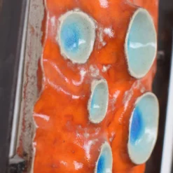 Vulcani, pezzo d'arte in ceramica infuocata