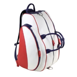 Zaino grande bianco/blu/rosso per padel e pickleball