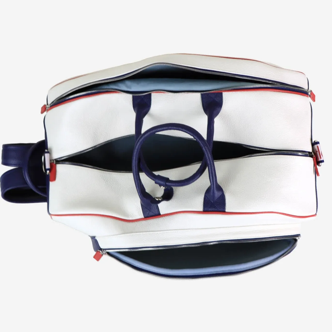 Zaino grande bianco/blu/rosso per padel e pickleball