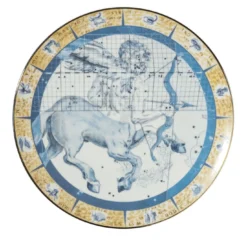 Zodiacus piatto decorativo in porcellana Sagittario