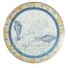 Zodiacus piatto decorativo in porcellana Pesci