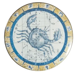 Zodiacus piatto decorativo in porcellana Cancro