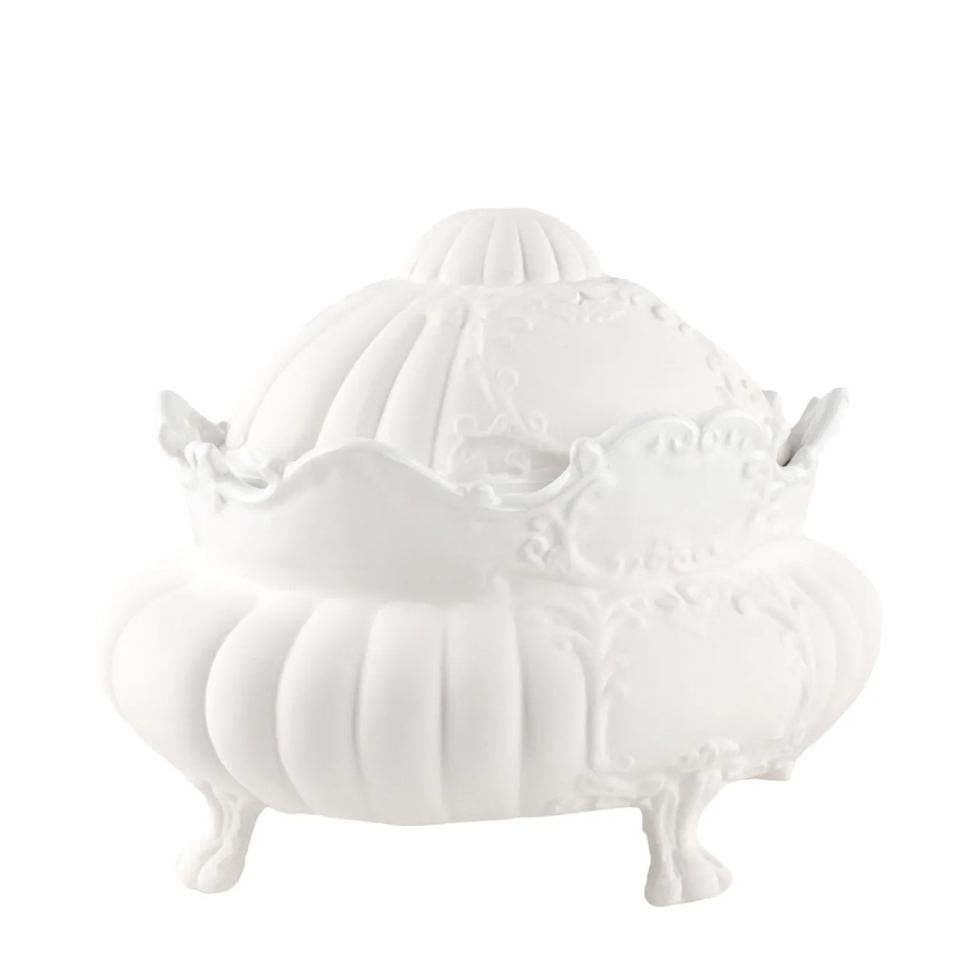 Zuppiera Futura 18 in ceramica bianca
