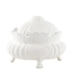 Zuppiera Futura 18 in ceramica bianca