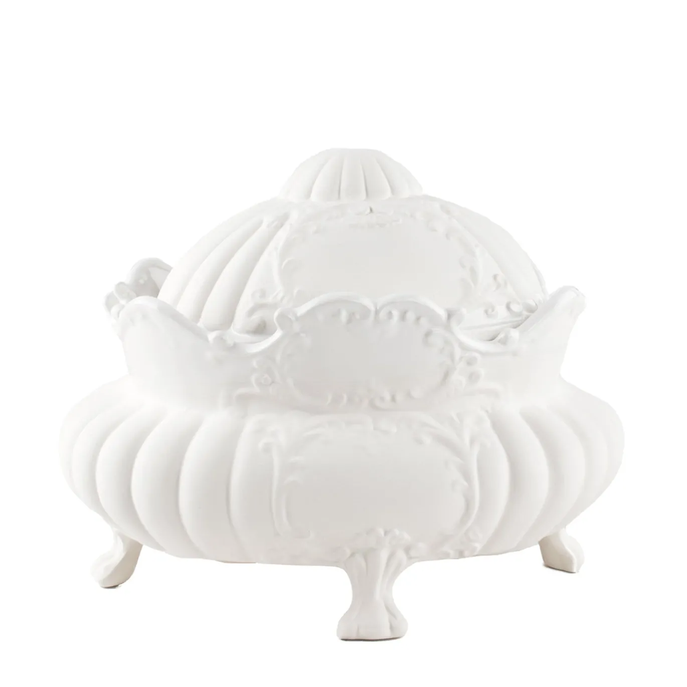 Zuppiera Futura 18 in ceramica bianca